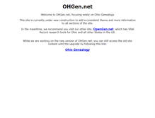 Tablet Screenshot of ohgen.net